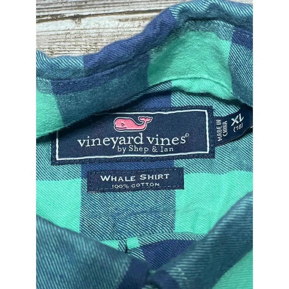 Vineyard Vines Youth Long Sleeved‎ Button Up Size XL (18)